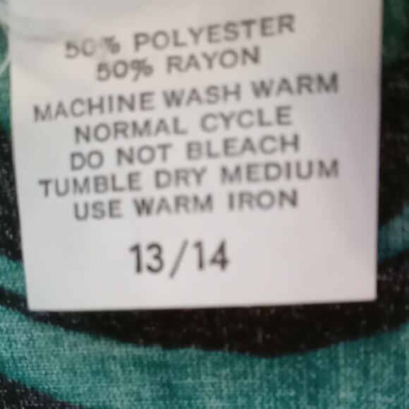 Vintage Irwin Alan Women's Size 13/14 Green and Black Patterned Blazer. Office - Picture 3 of 9